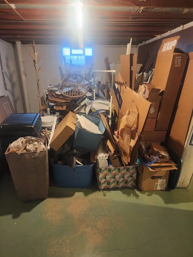 Roll-off dumpster container at job site for Yard Waste Dumpster Rental in Eglin AFB